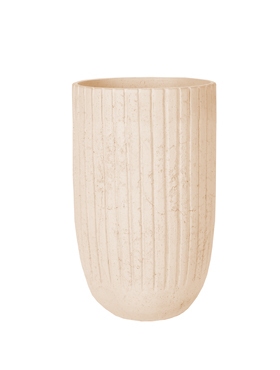 Luxusní květináče - Polystone Natural Lourdee 31x50cm