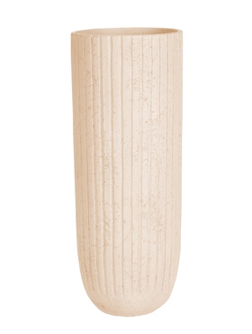 Luxusní květináče - Polystone Natural Lourdee 31x70cm