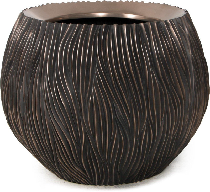 Luxusní květináče - River Bowl Antik Dark Bronze 120x90cm