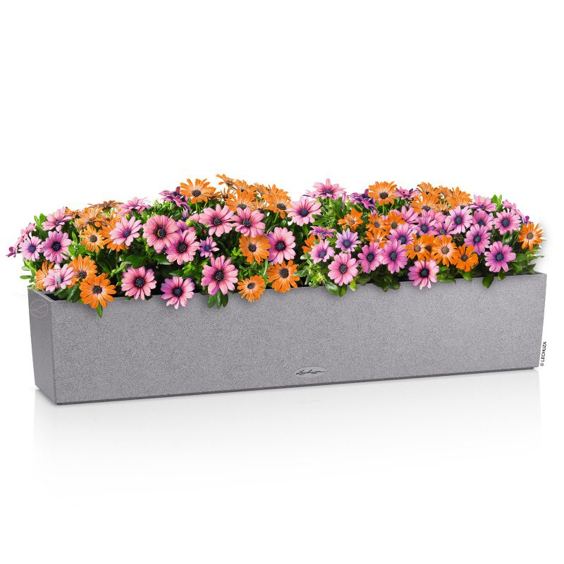 Lechuza květináče - Lechuza Balconera Stone 100 Grey komplet