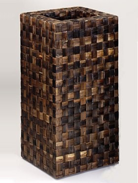 Luxusní květináče - Banana Kubis Brown 45x45x90cm