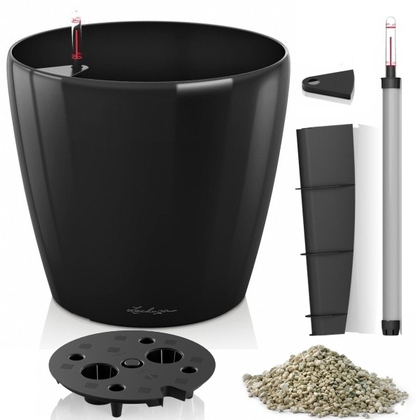 Lechuza květináče - Lechuza Classico 50 Black komplet
