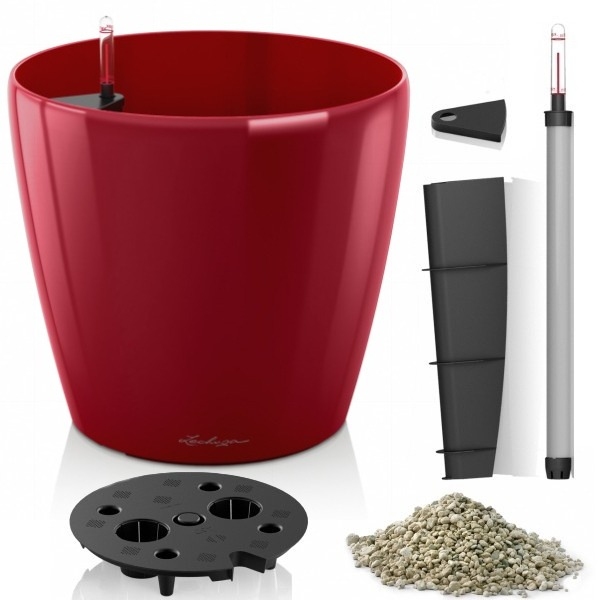 Lechuza květináče - Lechuza Classico 21 Scarlet komplet