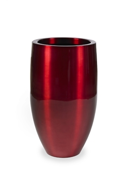 Kovové květináče - Aluminium Bubba Red 49x82cm