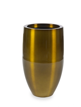 Kovové květináče - Aluminium Bubba Brown 49x82cm