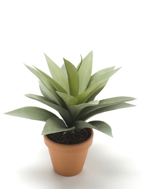Umělé květiny - Agave Grey 19cm
