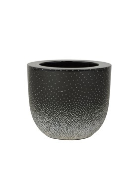 Luxusní květináče - Eggmosaic Couple Snow 30x25cm