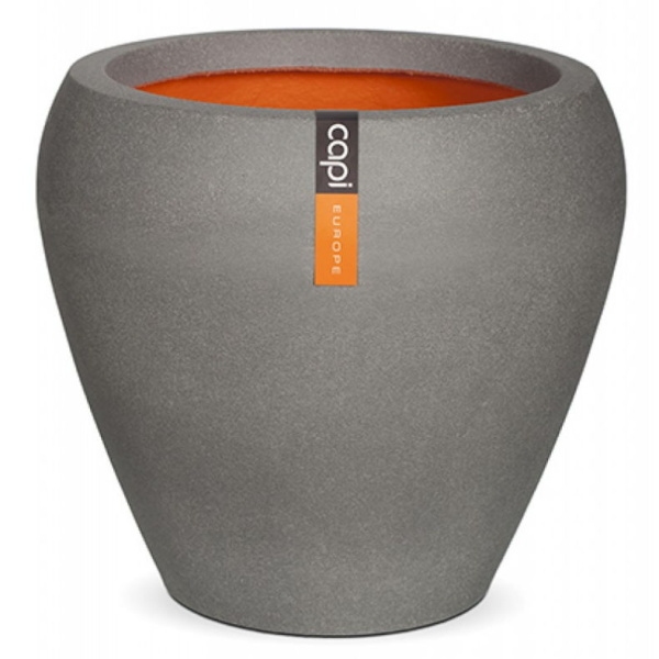 Venkovní květináče - Capi Tutch Vase Taps Grey 42x38cm