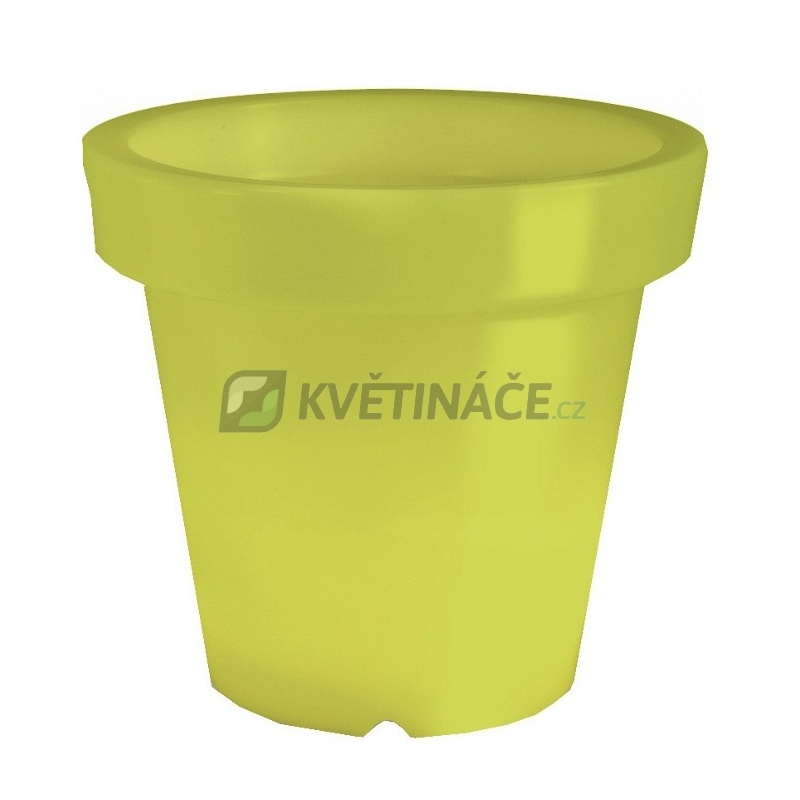 Svítící květináče - Svítící květináč Classic Lime 44x40cm
