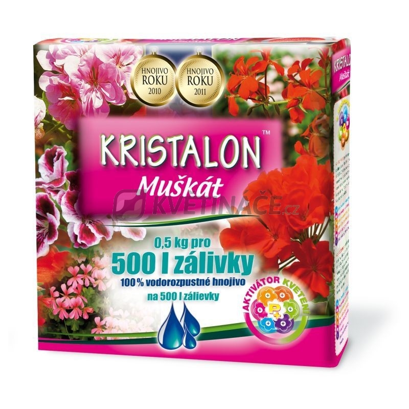 Doplňky - Kristalon pro muškáty a jiné balkonové rostliny 500g
