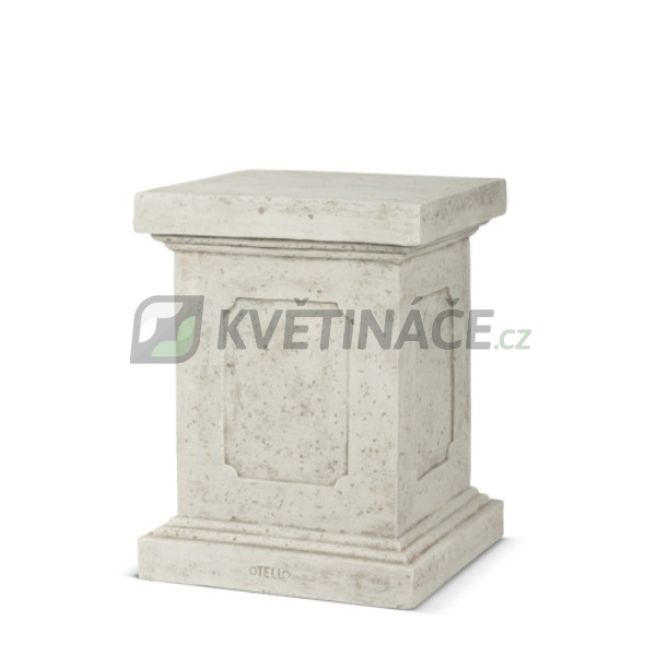 Venkovní květináče - Capital Classic podstavec ivory 40x40x75cm