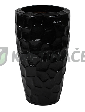 Keramické květináče - Black Partner Relief 52x95cm