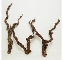 Dekorativní dřevěná větev Grapewood Natural 2 Heads