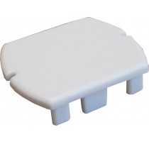 Černá plastová koncovka na lištu