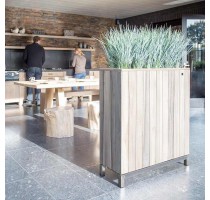 Kayu truhlík natural grey 94x34x105cm