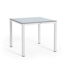 Stůl Lechuza HPL Cottage White 90x90x75cm