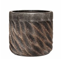 Lite Universe Wave Cylinder Bronze 33x31cm