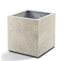 D-lite Cube M Concrete s kolečky 40x40x40cm