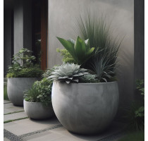 Fiberstone Jumbo Orb Grey M 110x93cm