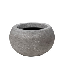 Polystone Grey Bowl 17x11cm