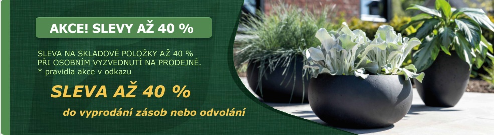 Akce 40% 2023 - Květináče.cz